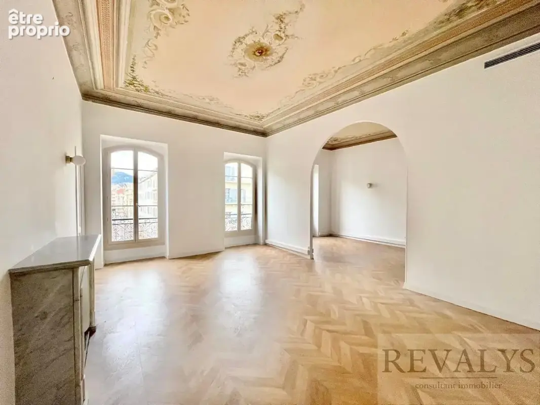 Alpes maritimes (06) - nice jean medecin - a vendre centre ville appartement bourgeois 160m2 renove 160m2 - photo 2