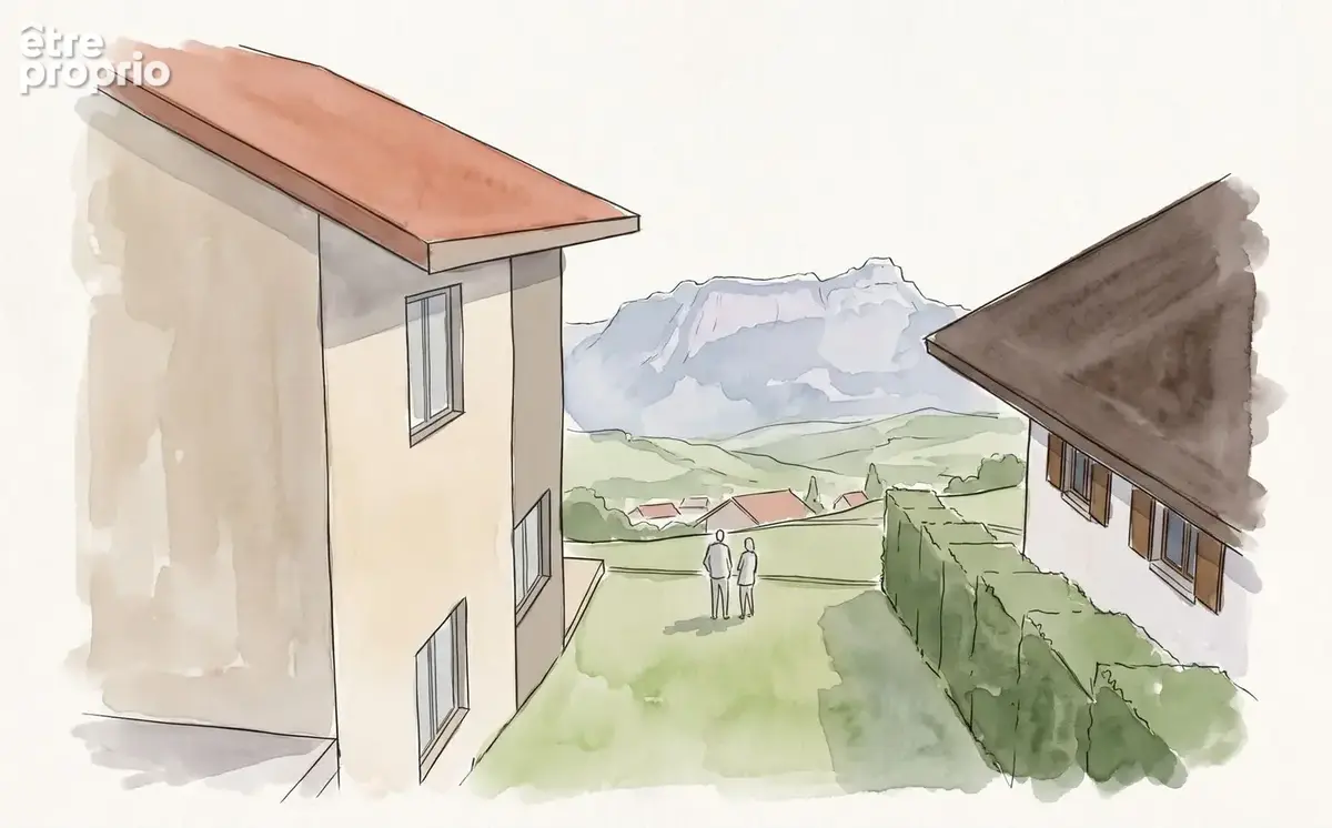 A vendre   Terrain à bâtir 477 m2   Groisy (74570) - photo 4