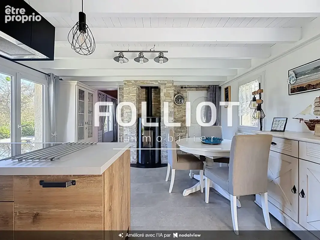 A Vendre Ferme de Carteret rénovée avec goût avec autonomie de plain pied - photo 10