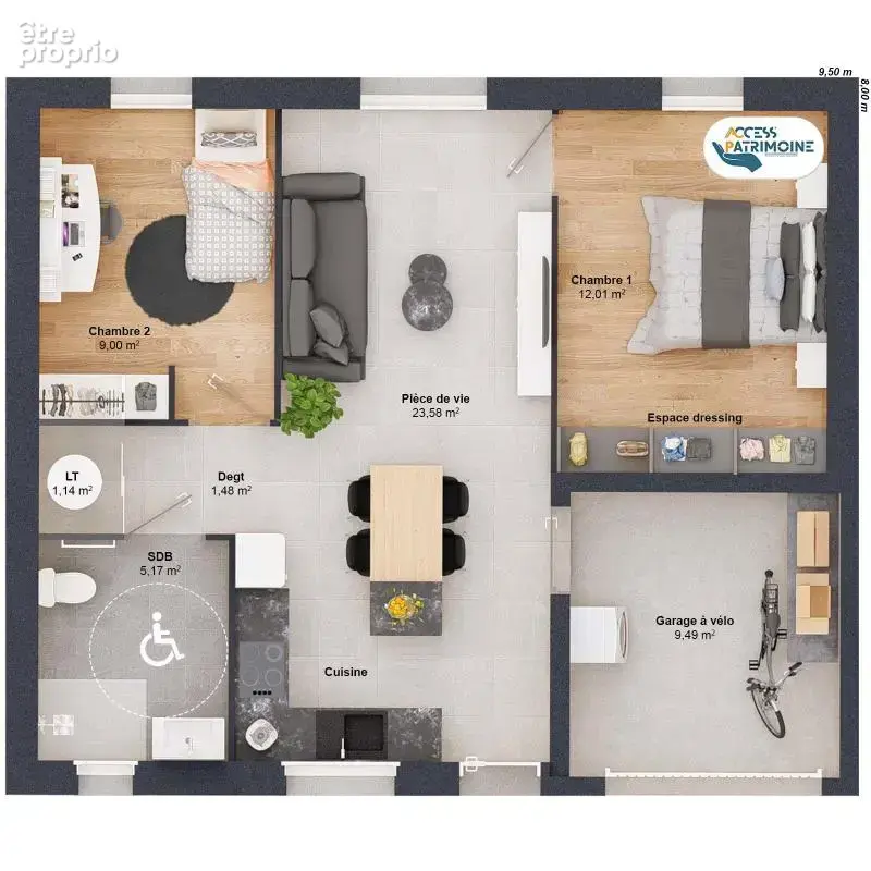 Maison 4 pièces 52 m2 - photo 5
