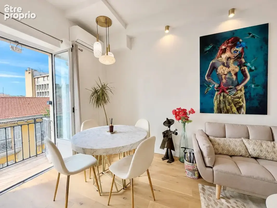 Superbe 3 pièces de 55 m² avec balcon ensoleillé – dernier étage – nice wilson/carabacel - photo 1
