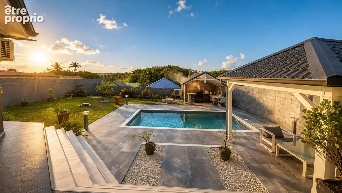 A vendre villa t4 avec piscine 112 m²- baie mahault 97122 - photo 7