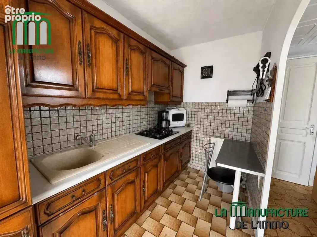 Maison mitoyenne de ville de type T2 de 37,14 m²  + sous-sol complet / Firminy - le Mas - photo 4