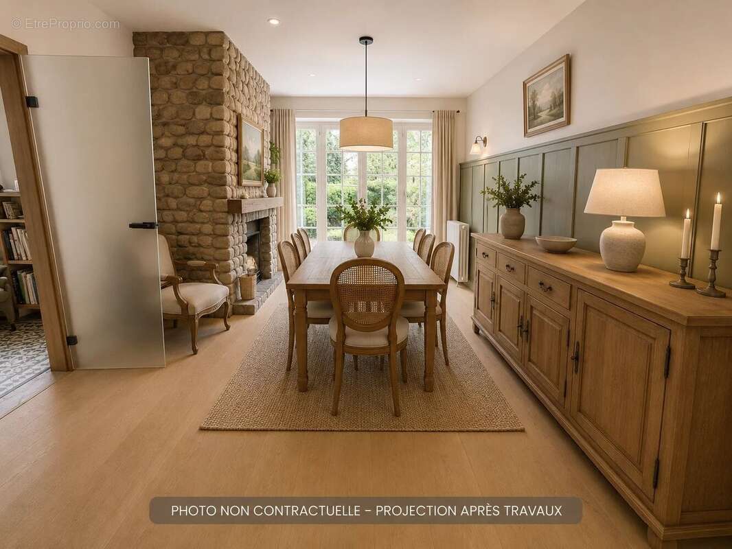 Maison T6 de 146m2 habitable avec dépendances sur un terrain de 2 181m2 - photo 4