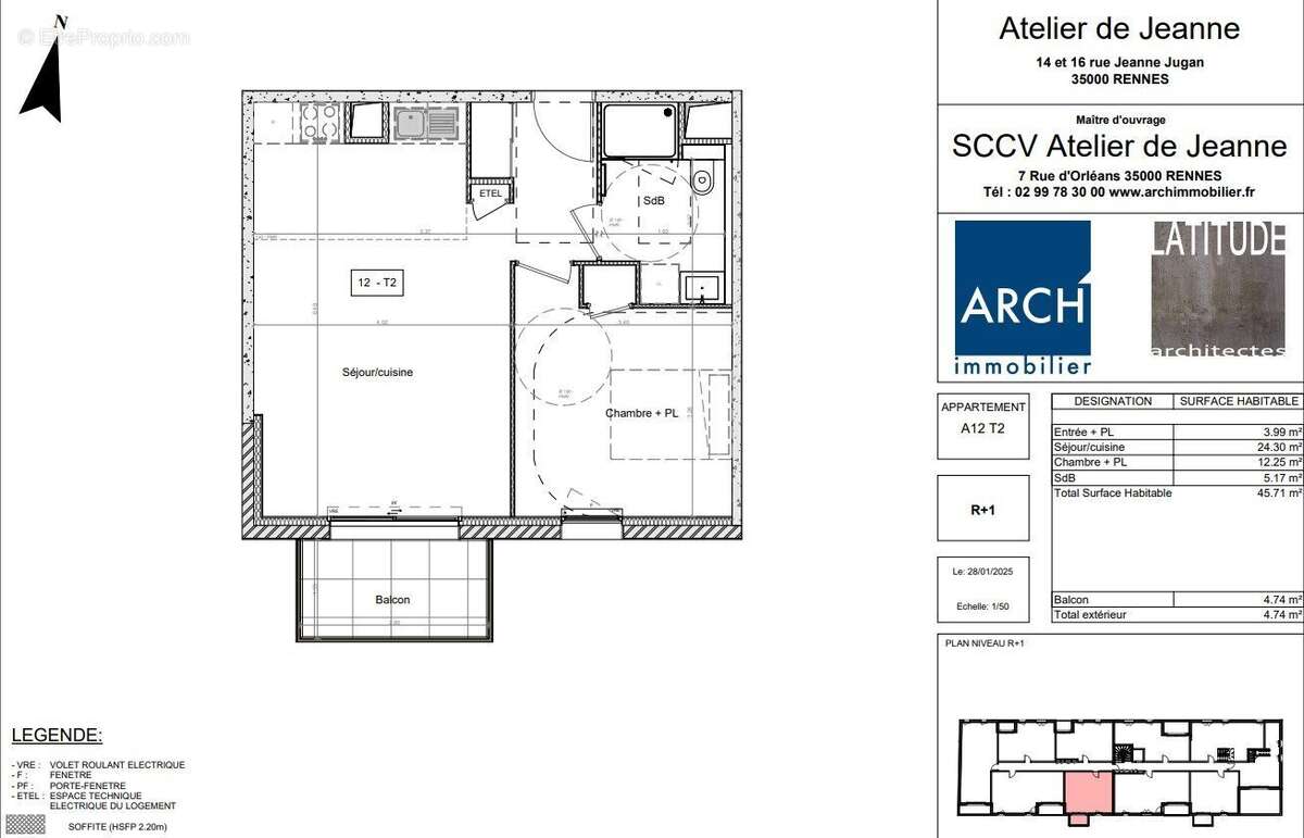 Appartement à RENNES