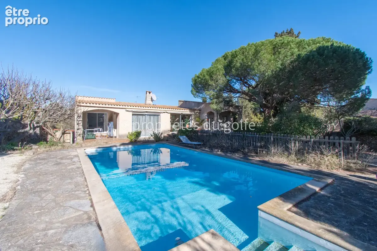 Sète, mont Saint Clair, villa de plain-pied avec piscine - photo 3
