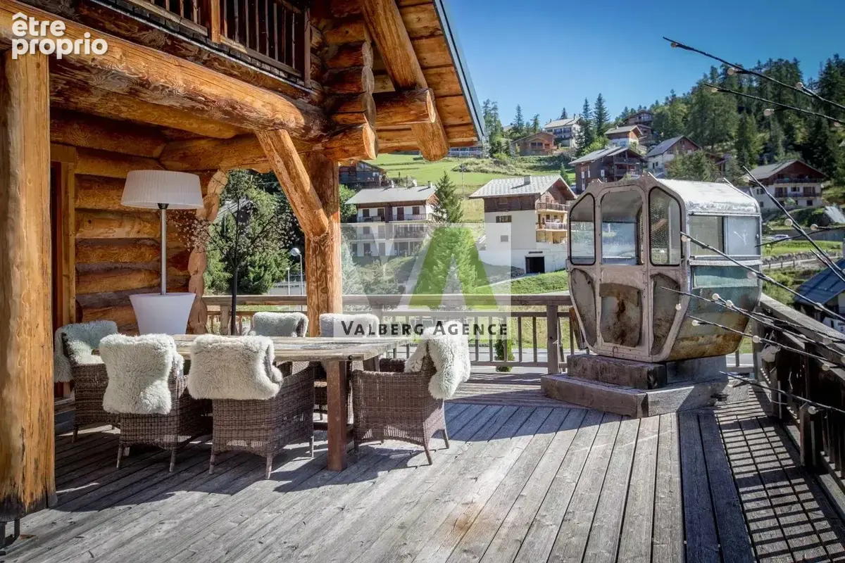 Chalet d'exception en rondins au pied des pistes - photo 34