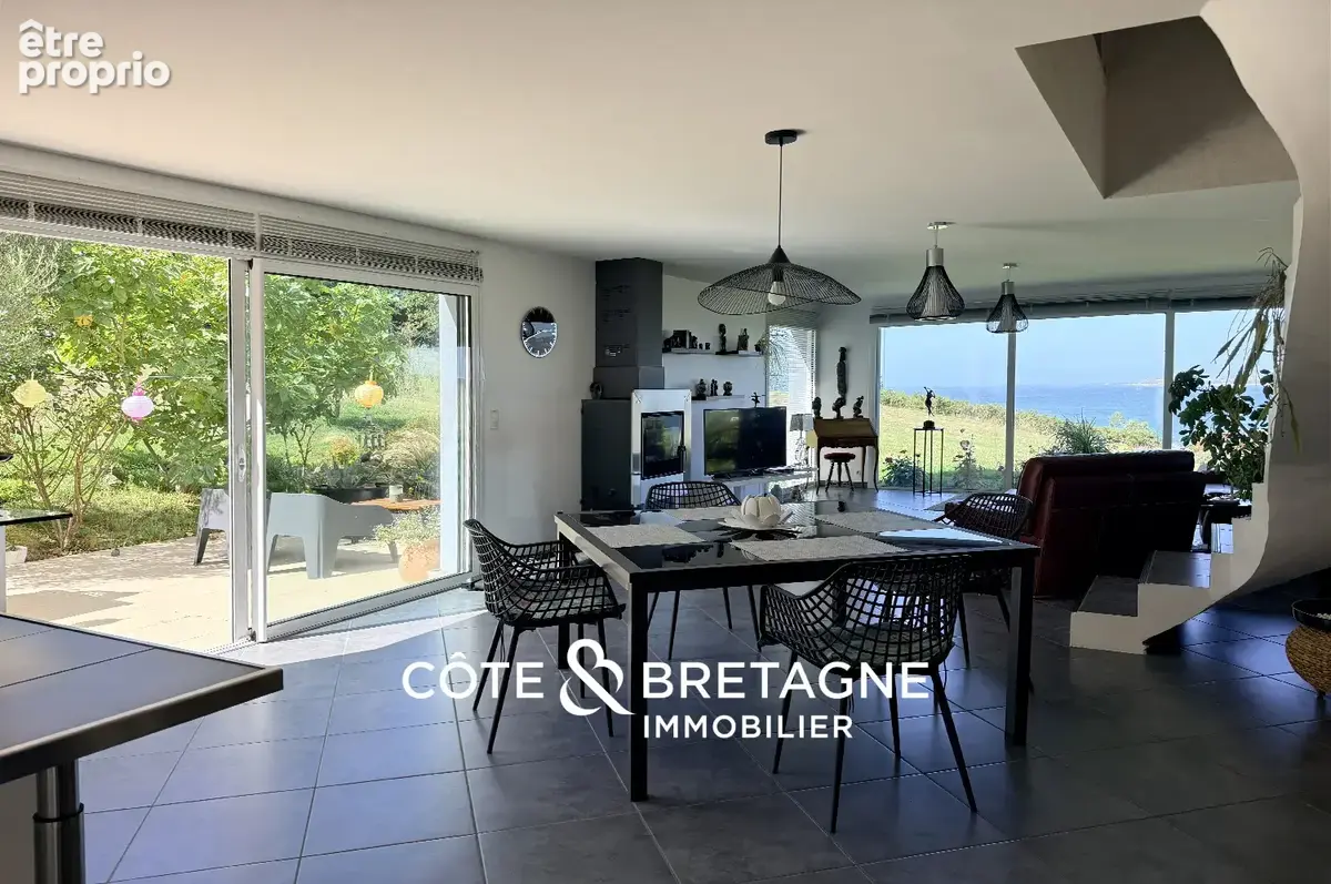 Trédrez-locquémeau   maison d’architecte lumineuse avec vue mer et grand terrain  réf : 2026168 - photo 7