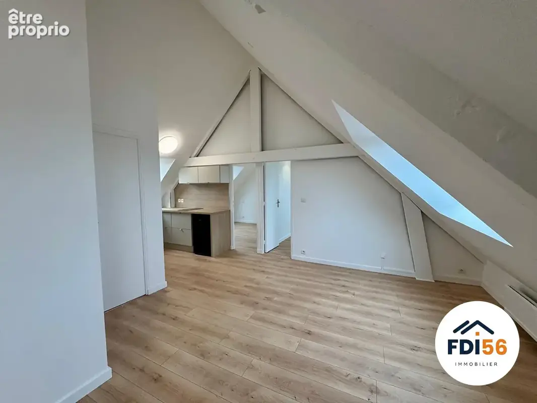 A vendre lorient - charmant t3 entierement refait - quartier calme - photo 1