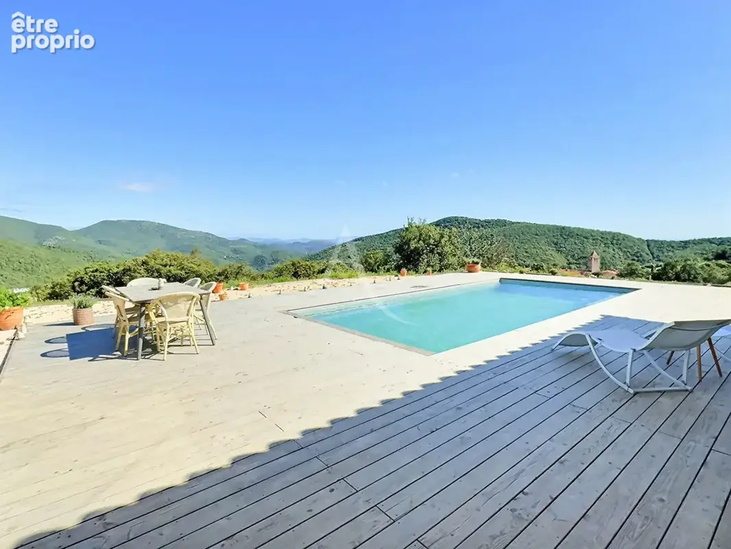 30 KM SUD PERPIGNAN :  Maison contemporaine 5 pièces 160 m² avec PISCINE, GARAGE de 150 m² et TERRAIN de 3,3 HECTARES !! - photo 3