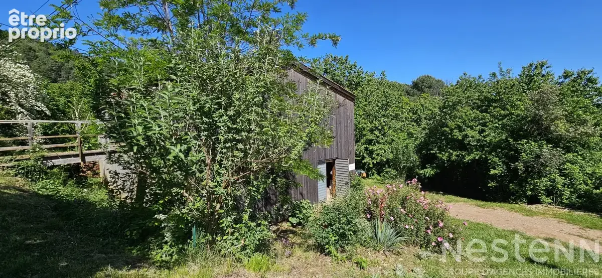 Propriété en pierres dépendances, hangar, terrain, vergers, vue magnifique à saint Cécile d'andorge - photo 13