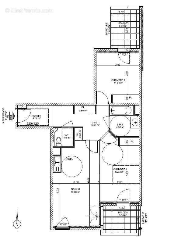 Appartement à CANNES