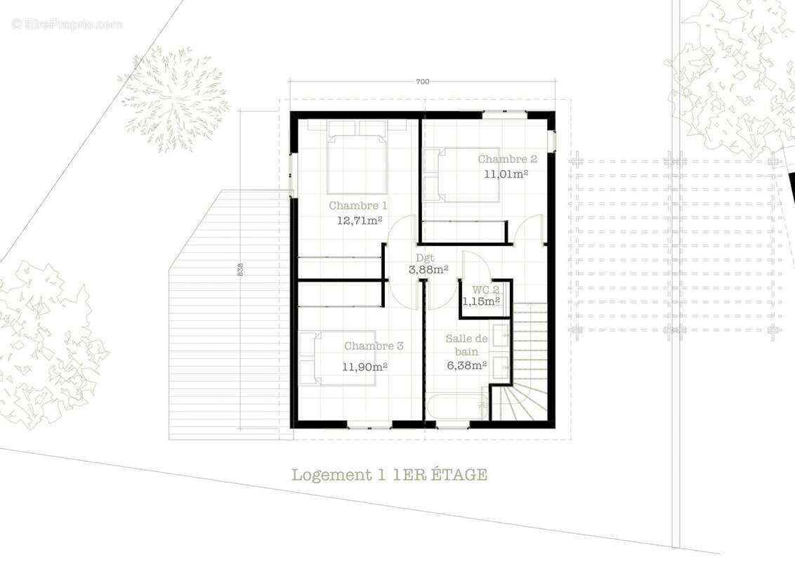 Maison à L&#039;ETANG-SALE