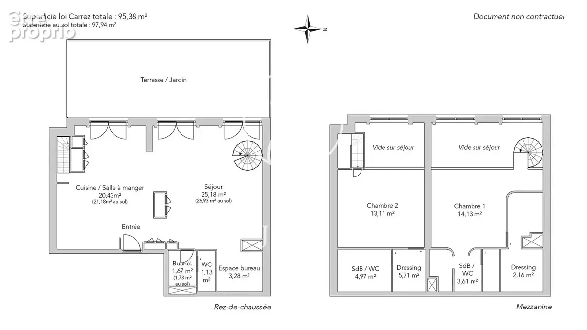 Lisière Paris 6e et 7e - SÈVRES-BABYLONE / RUE DE LA CHAISE - Appartement - 4 pièces - 95,38m² Carrez - 97,94m² au sol - 2 chamb - photo 18