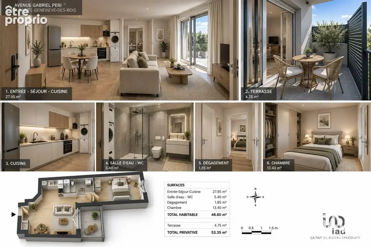 Photo 1 - Appartement à SAINTE-GENEVIEVE-DES-BOIS