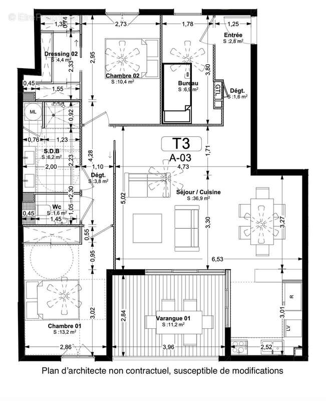 Appartement à SAINT-DENIS