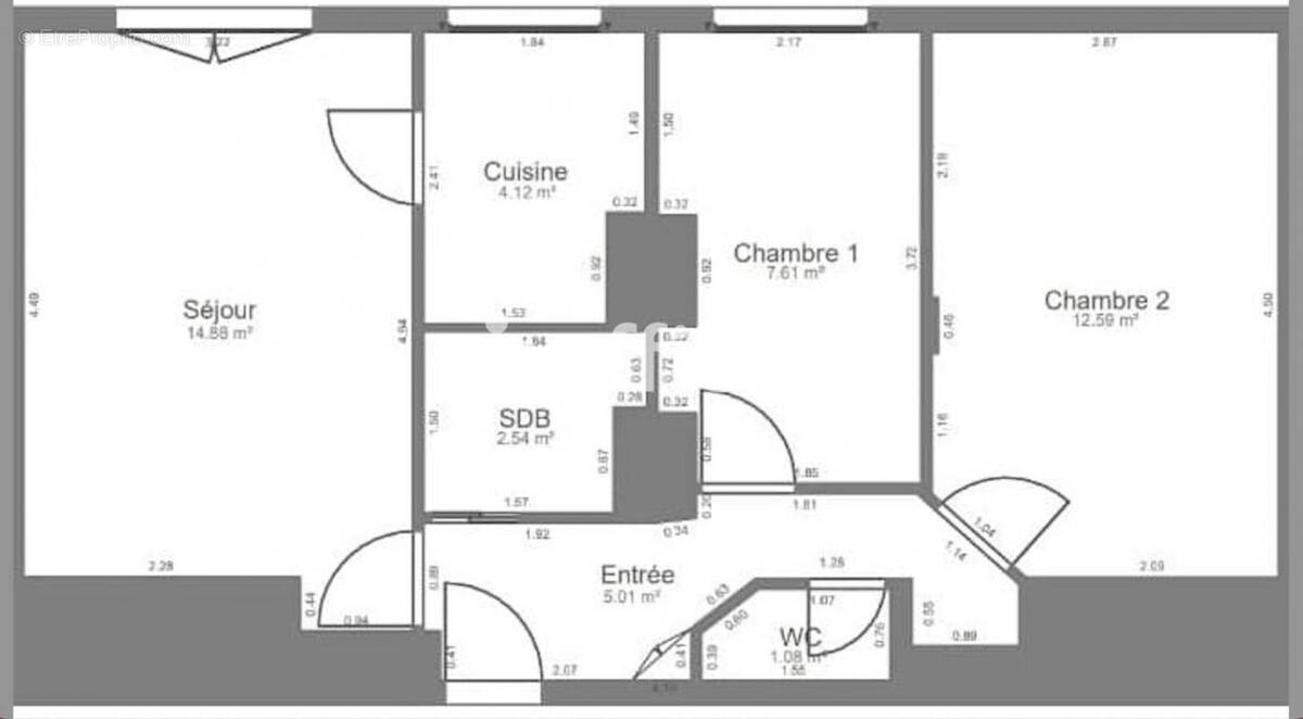 Appartement à PARIS-18E