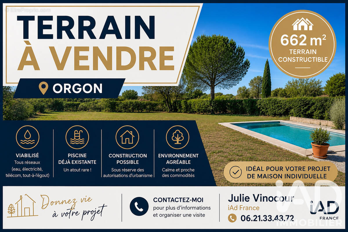 Photo 1 - Terrain à ORGON