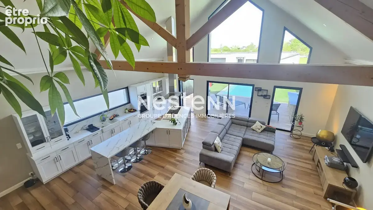 Maison d'architecture contemporaine, de charme et moderne avec piscine à Montoir De Bretagne d'environ 180 m2 - photo 21