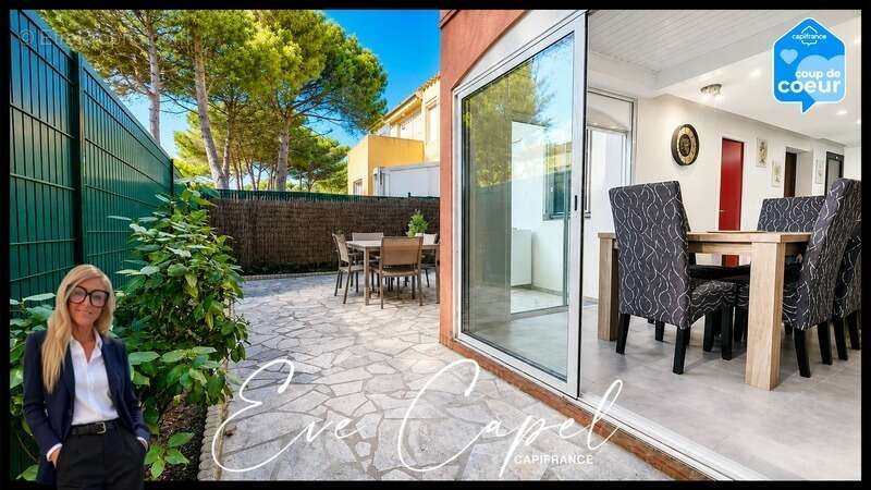 Appartement à vendre 3 pièces LE CAP D'AGDE (34), Rez de jardin, Secteur pinede proche tennis et village naturiste, 2 chambres + - photo 10