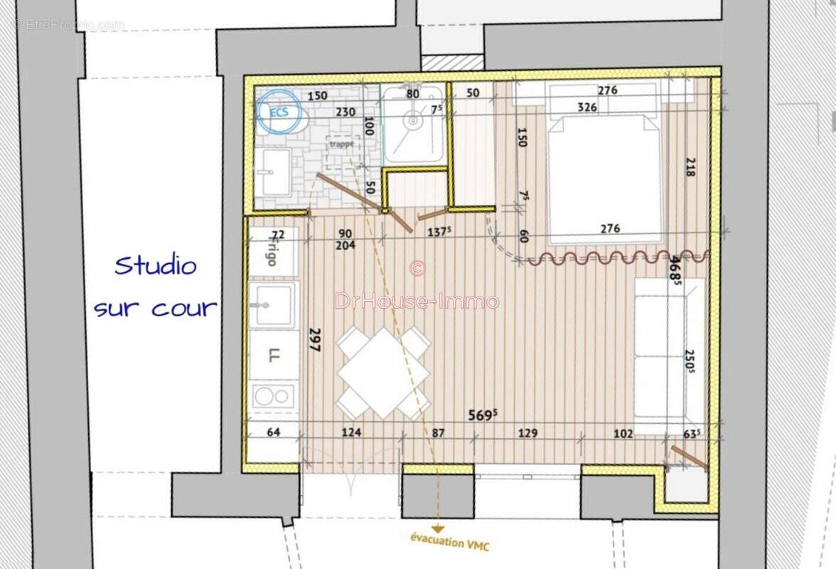 Appartement 84 m² à Saint-Etienne  - photo 3
