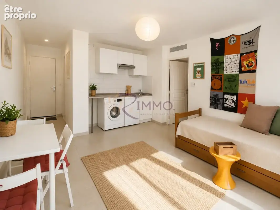 Aix en Provence Quartier Brunet - T1 de 30.69m2 avec stationnement et jardin privatif - photo 3
