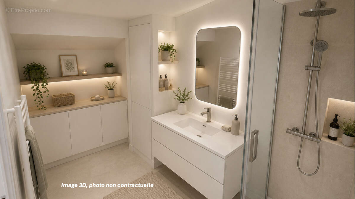 Duplex T2 de 42 m2   Dernier étage   Charme de l'ancien   Fort potentiel - photo 10