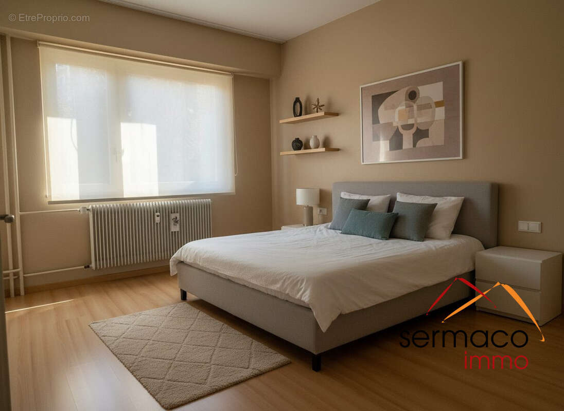 Chambre générée par l'IA - Appartement à SARREGUEMINES