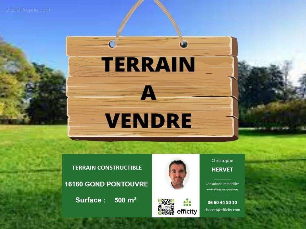 Terrain à GOND-PONTOUVRE