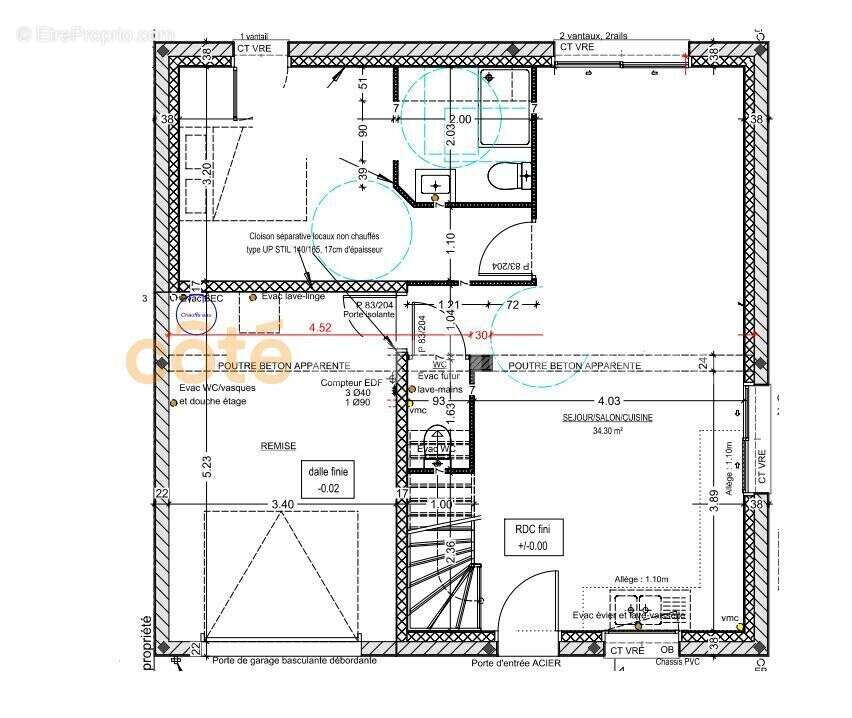 Maison à MARCEY-LES-GREVES