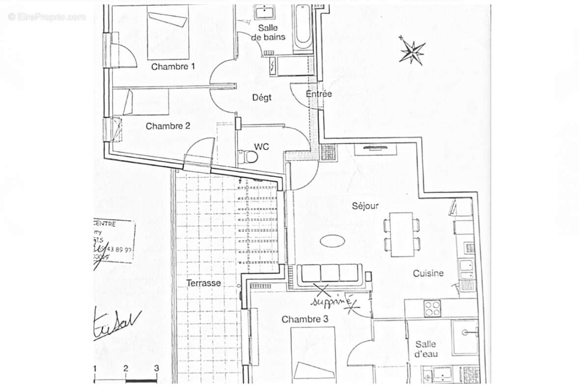 Appartement à CHILLY-MAZARIN