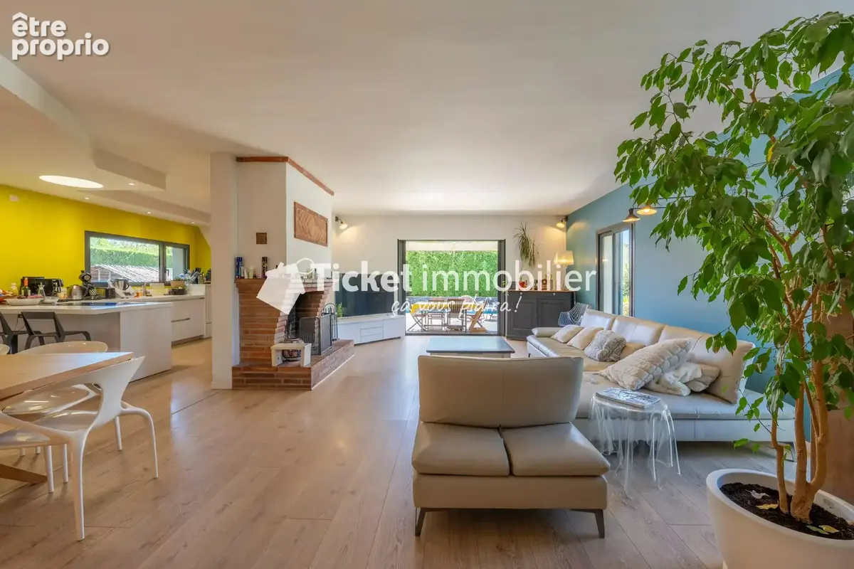 Maison t7 235m2 avec piscine, garage, terrain arbore de 1480m2, pompe a chaleur neuve, dpe a, proche toulouse etc ... - photo 11