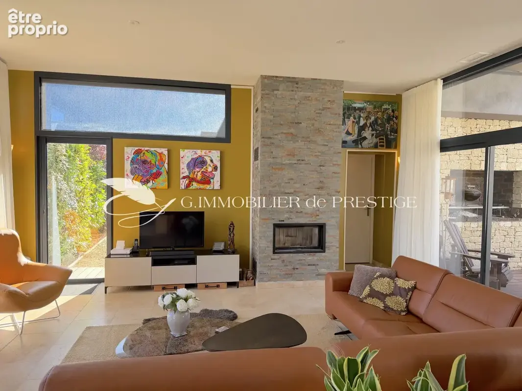 Une villa contemporaine en village avec vue Ventoux et Gorges de la Nesque - photo 4