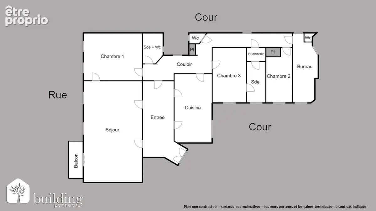 Jouffroy d'Abbans / Tocqueville Paris 17ème - Appartement 6 pièces 170,19 m² avec 2,56 m² de balcon - photo 2