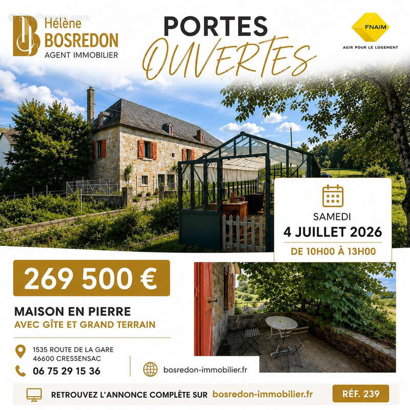 Maison à CRESSENSAC