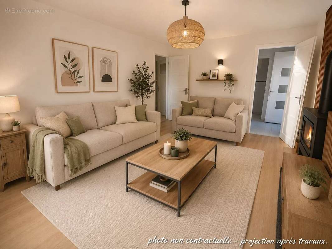 Maison T3 de 67m2 habitable avec dépendance et terrain de 1 864m2 - photo 4