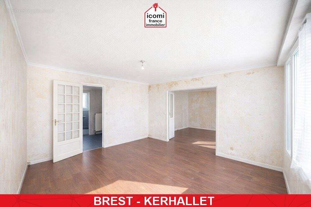 Finistere - brest (29200) - a vendre -  bellevue proche penfeld  - appartement 95 m² - grande piece de vie - 4 chambres possible - photo 3
