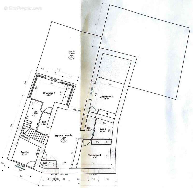 Dpt Pyrénées Orientales (66), à vendre JUJOLS Maison pierres 8 pièces 207 m² à rénover complètement sur terrain 185 m² - photo 16
