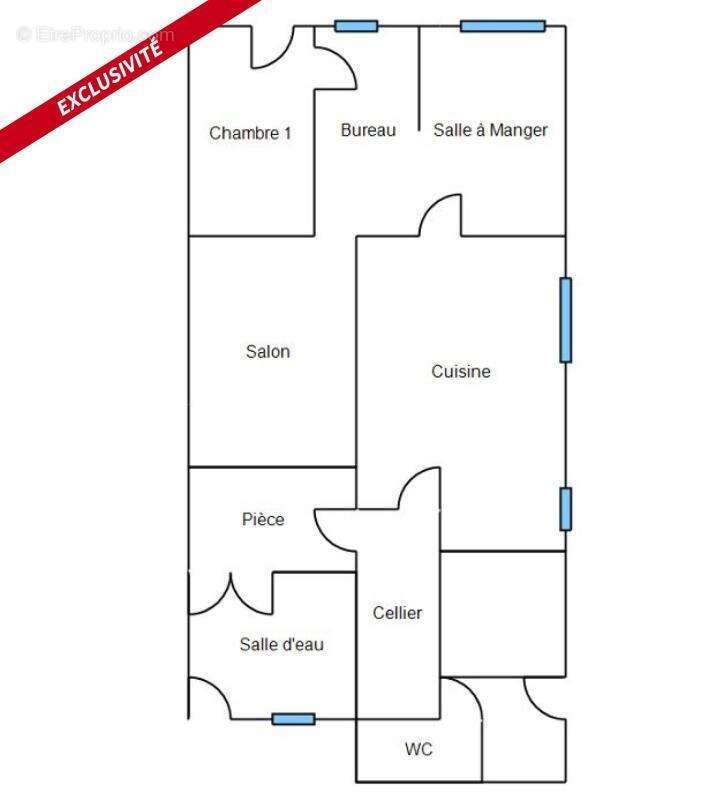 Appartement à CHAMPAGNOLLES