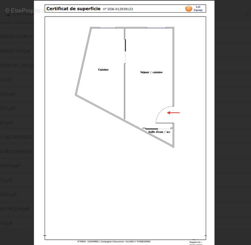 Appartement à PARIS-17E