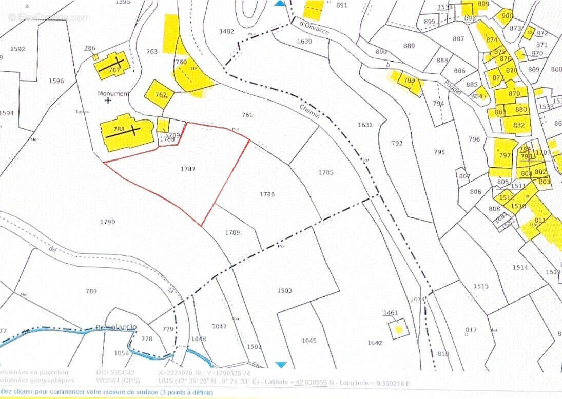 Terrain Constructible-1550 m2-Poggio D Oletta (Nebbio)vue dégagée - photo 10