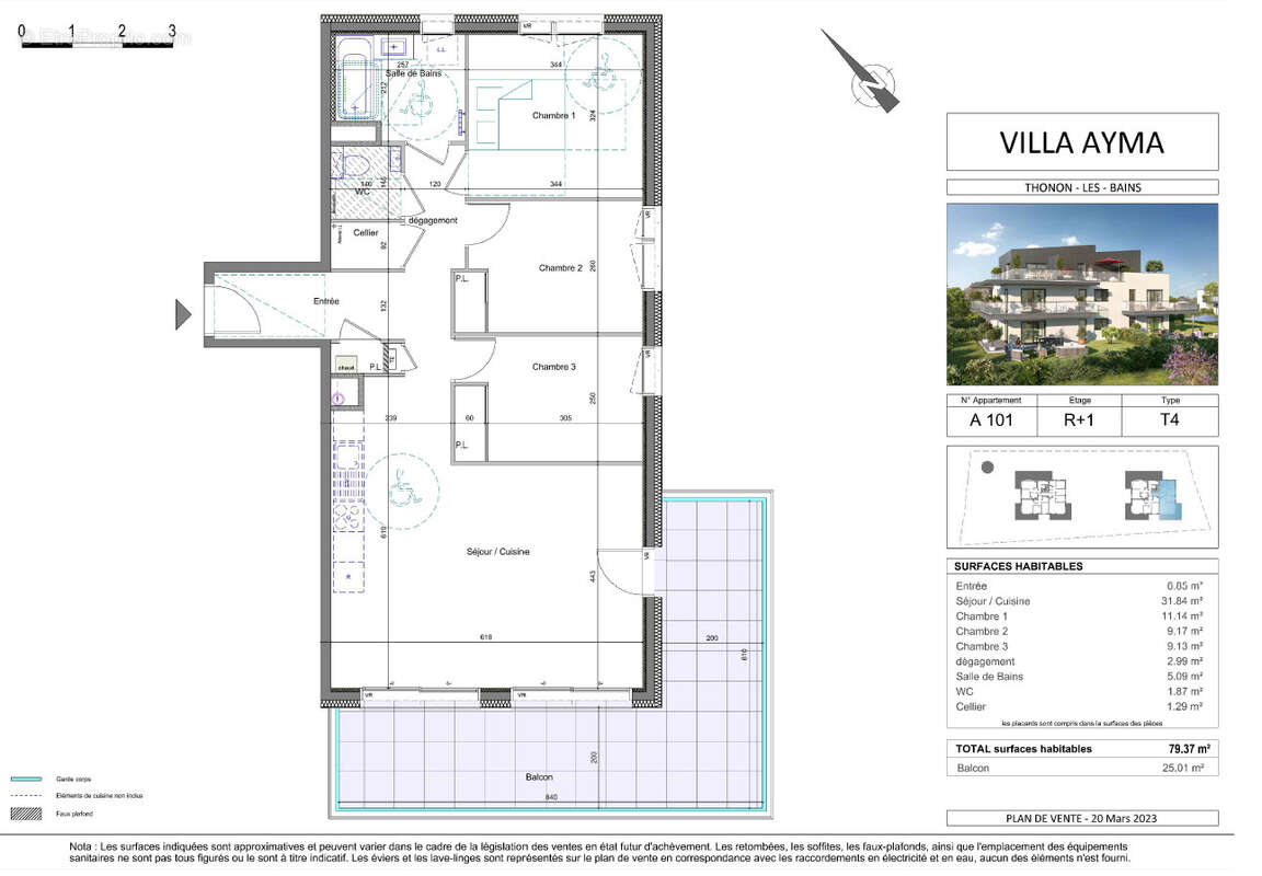 Appartement à THONON-LES-BAINS