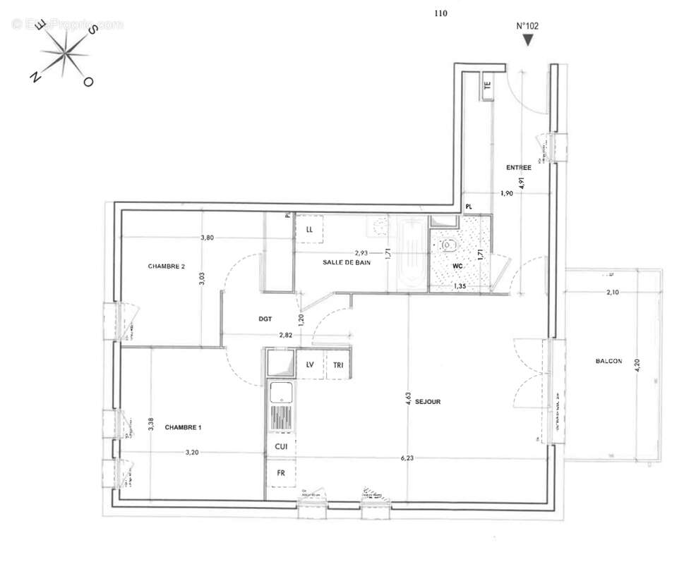 Appartement à BORDEAUX