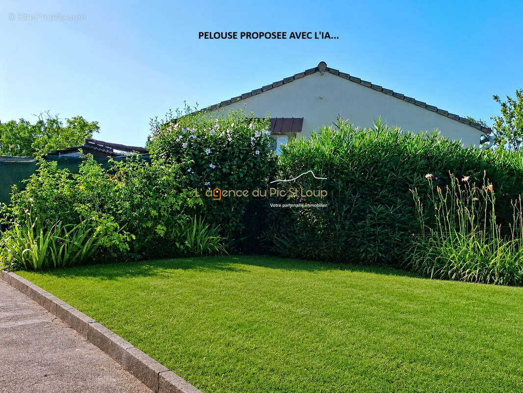 Jardin proposé avec IA