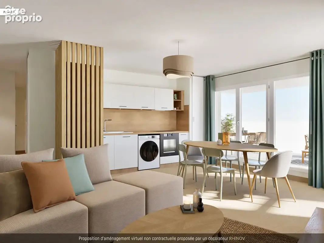 Appartement T4 de 104.72 m² - au 4ème étage avec jardin suspendu et Vue lac - Thonon-les-Bains - photo 8