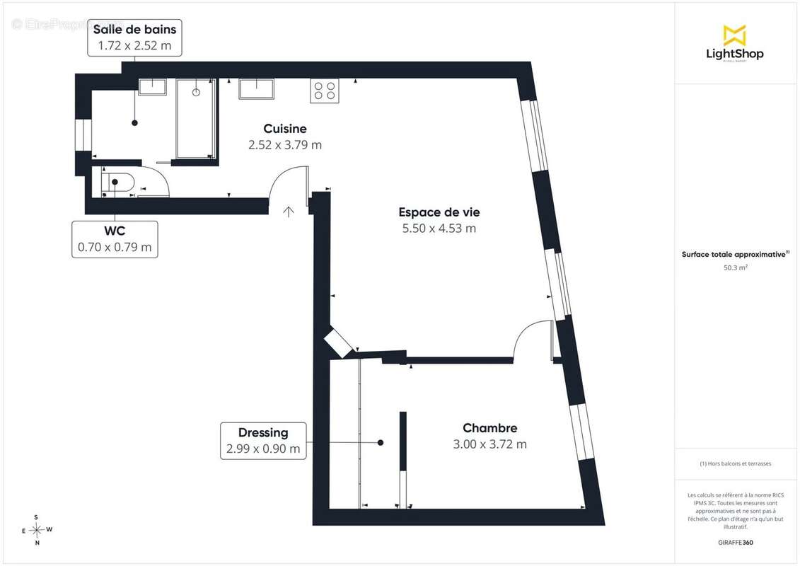 Appartement à PARIS-18E