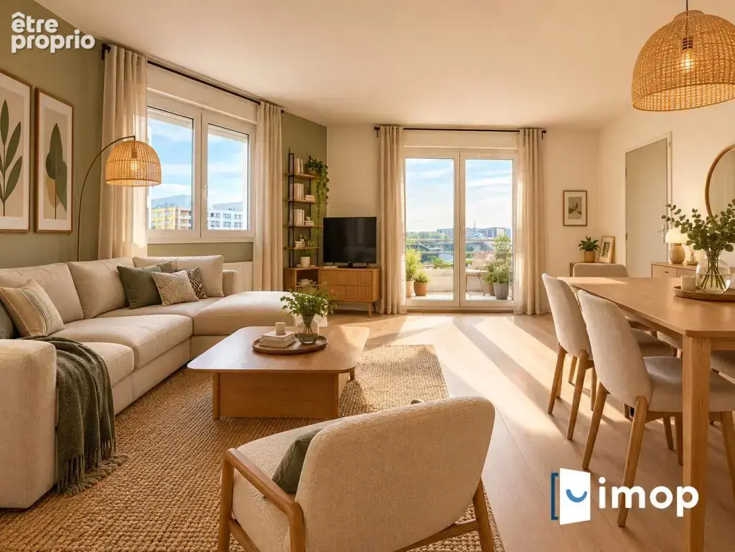 2 pièces 54 m²  – balcon & parking - photo 2