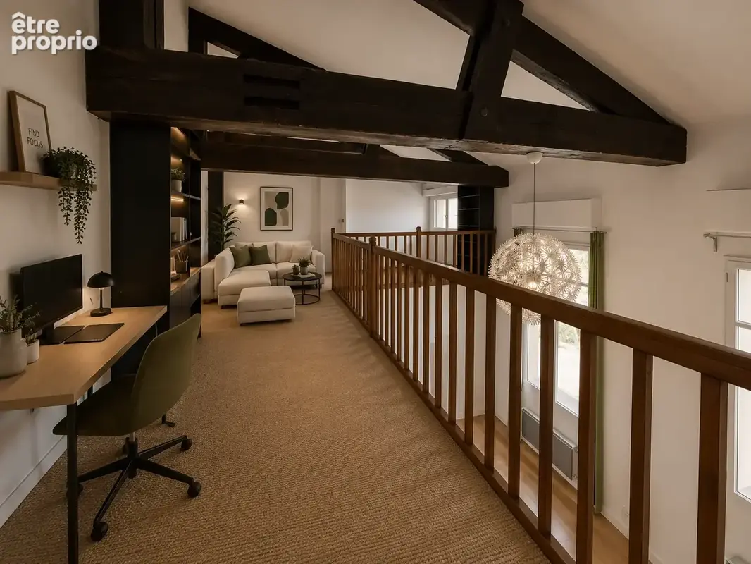 Dans un quartier tres prise des chartrons, duplex 134 m2 . - photo 3