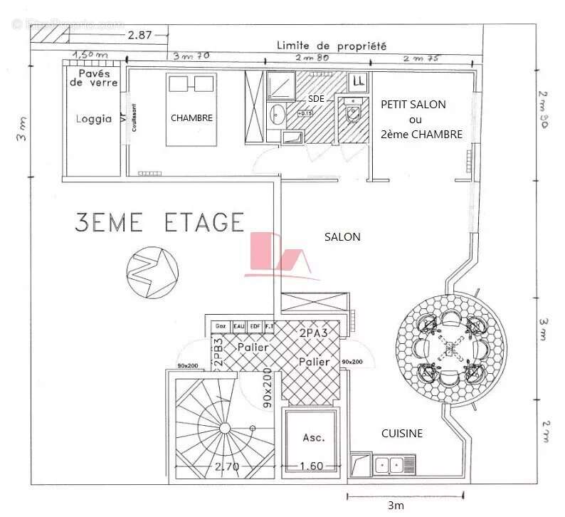 Appartement à ISSY-LES-MOULINEAUX