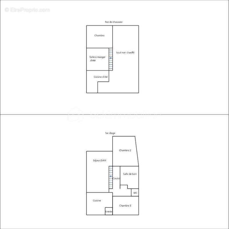Maison en pierre 150m², 4 chambres, Jardin, 2 logements possibles - photo 22